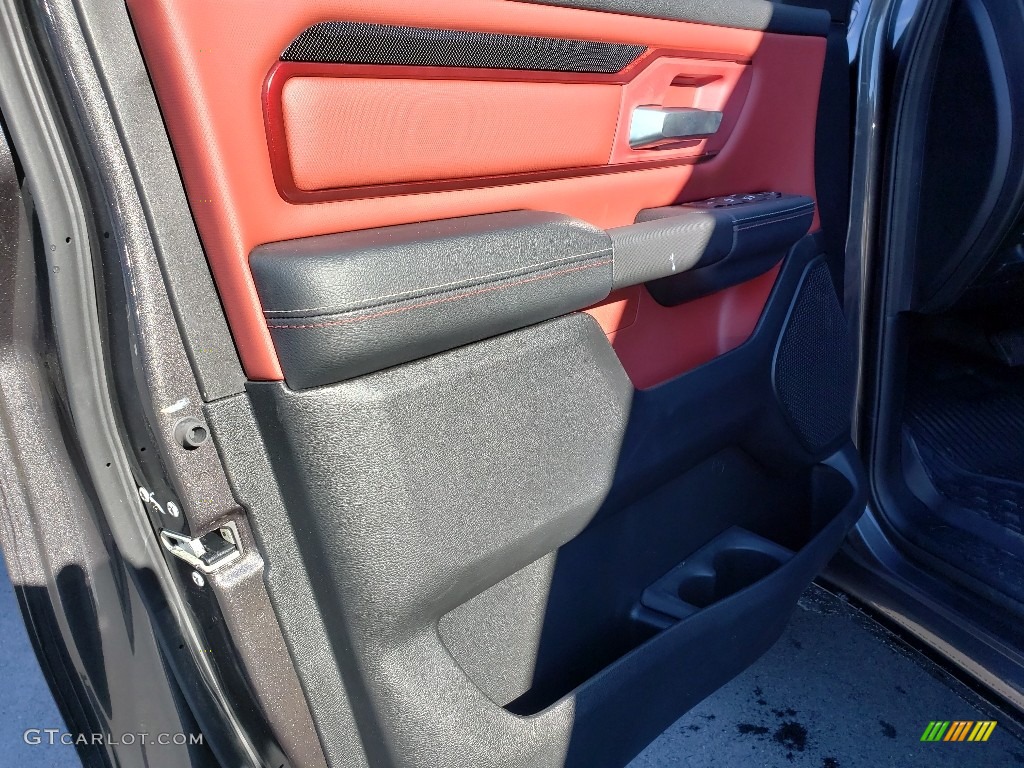 2019 1500 Rebel Crew Cab 4x4 - Granite Crystal Metallic / Black/Red photo #8
