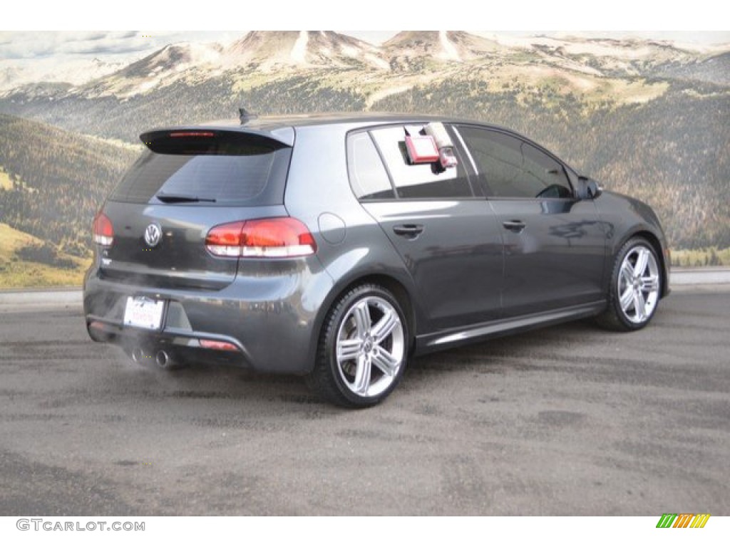 2013 Golf R 4 Door 4Motion - Deep Black Pearl Metallic / Titan Black photo #3