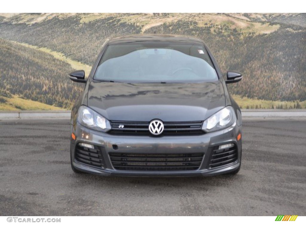 2013 Golf R 4 Door 4Motion - Deep Black Pearl Metallic / Titan Black photo #4