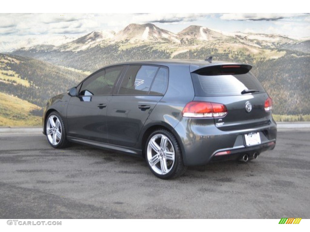 2013 Golf R 4 Door 4Motion - Deep Black Pearl Metallic / Titan Black photo #8