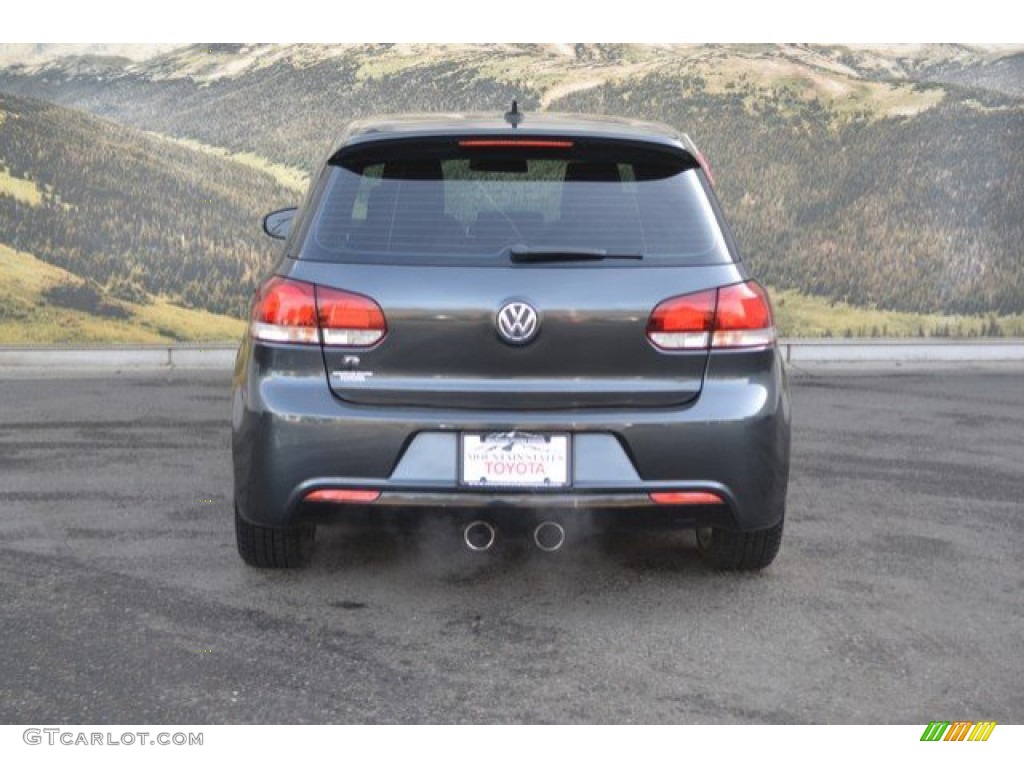 2013 Golf R 4 Door 4Motion - Deep Black Pearl Metallic / Titan Black photo #9