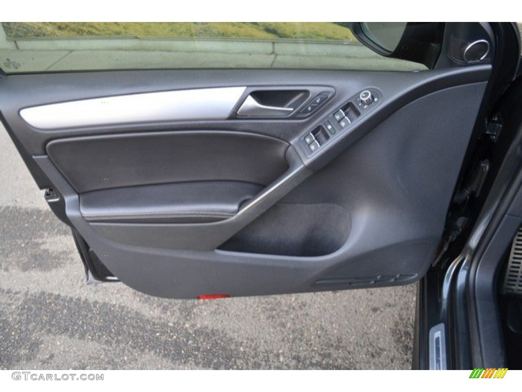2013 Golf R 4 Door 4Motion - Deep Black Pearl Metallic / Titan Black photo #25
