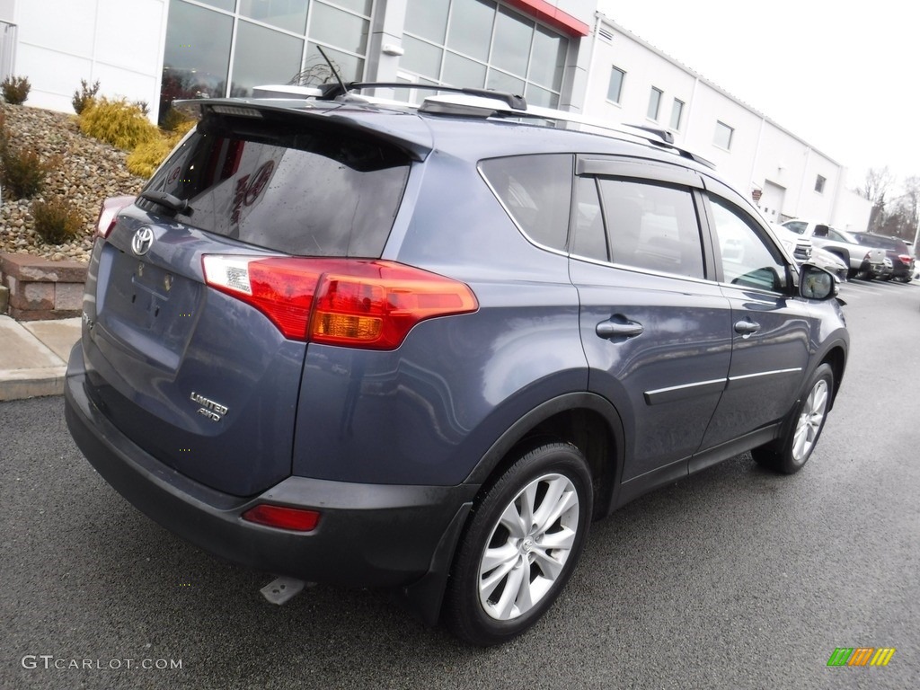 2014 RAV4 Limited AWD - Shoreline Blue Pearl / Ash photo #9