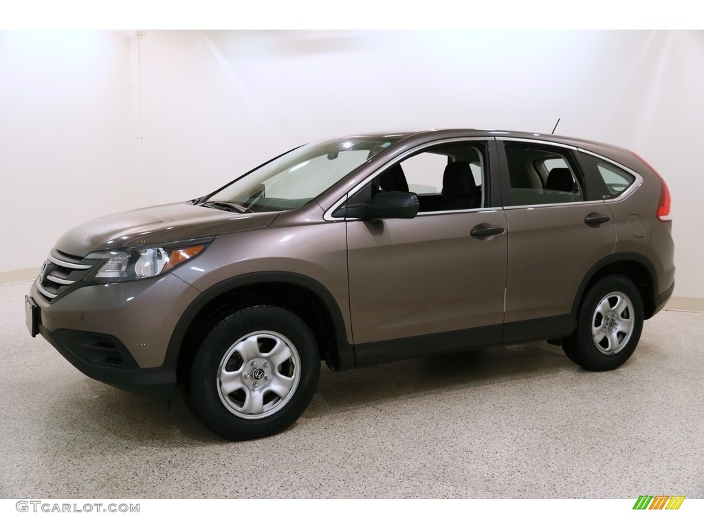 2012 CR-V LX 4WD - Urban Titanium Metallic / Black photo #3