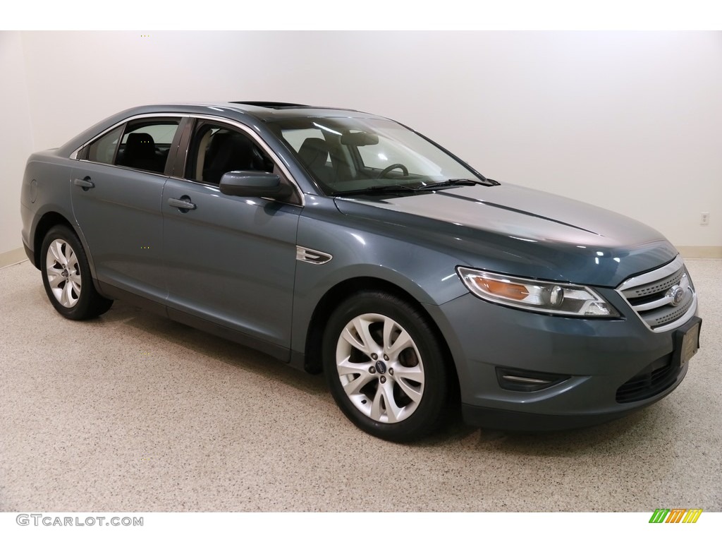 2010 Taurus SEL AWD - Steel Blue Metallic / Charcoal Black photo #1