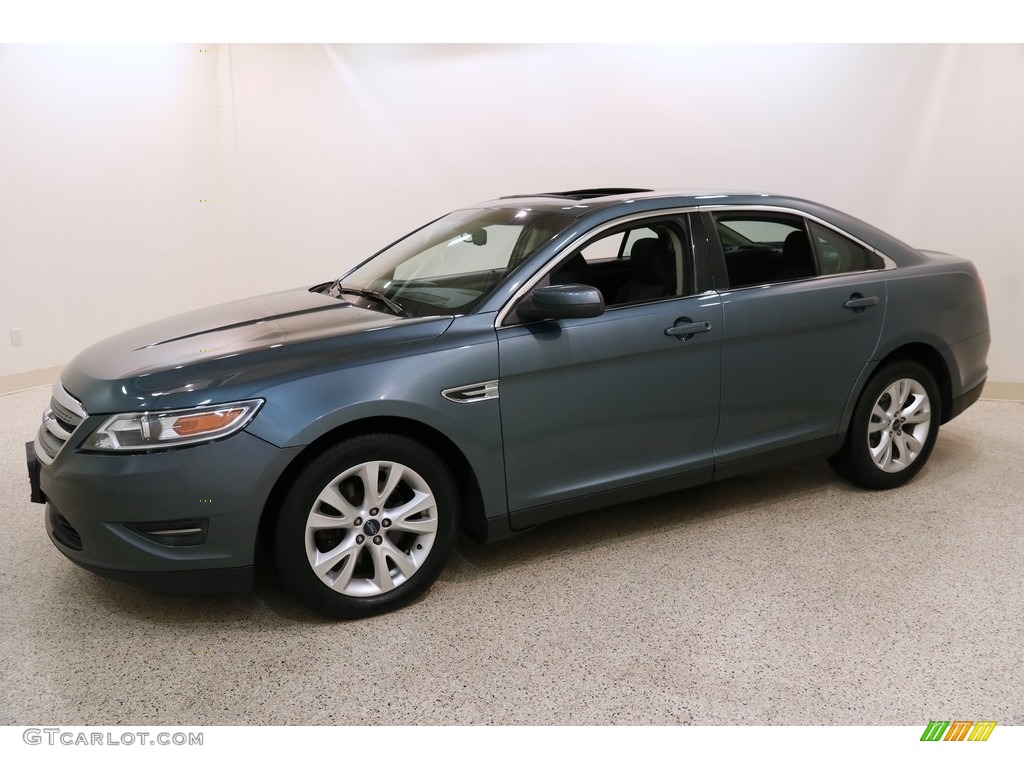 2010 Taurus SEL AWD - Steel Blue Metallic / Charcoal Black photo #3