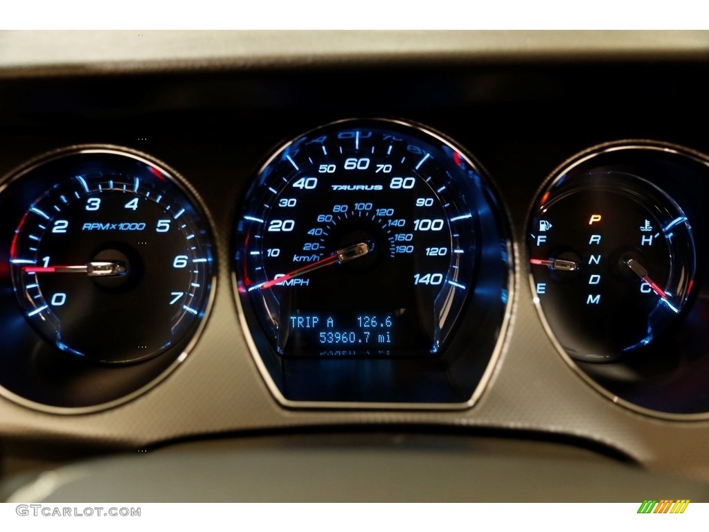 2010 Taurus SEL AWD - Steel Blue Metallic / Charcoal Black photo #8