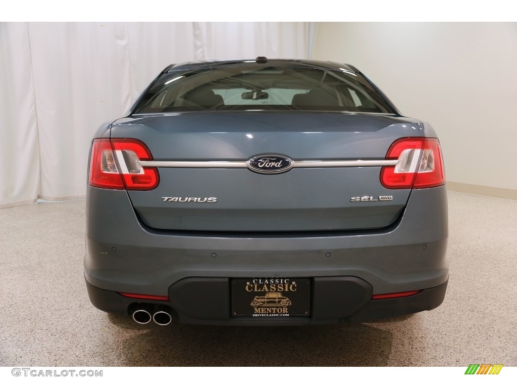 2010 Taurus SEL AWD - Steel Blue Metallic / Charcoal Black photo #19