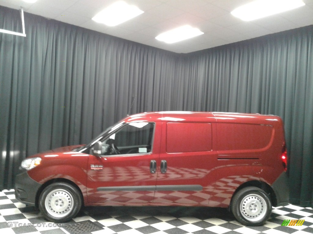 2019 ProMaster City Tradesman Cargo Van - Deep Red Metallic / Black photo #1