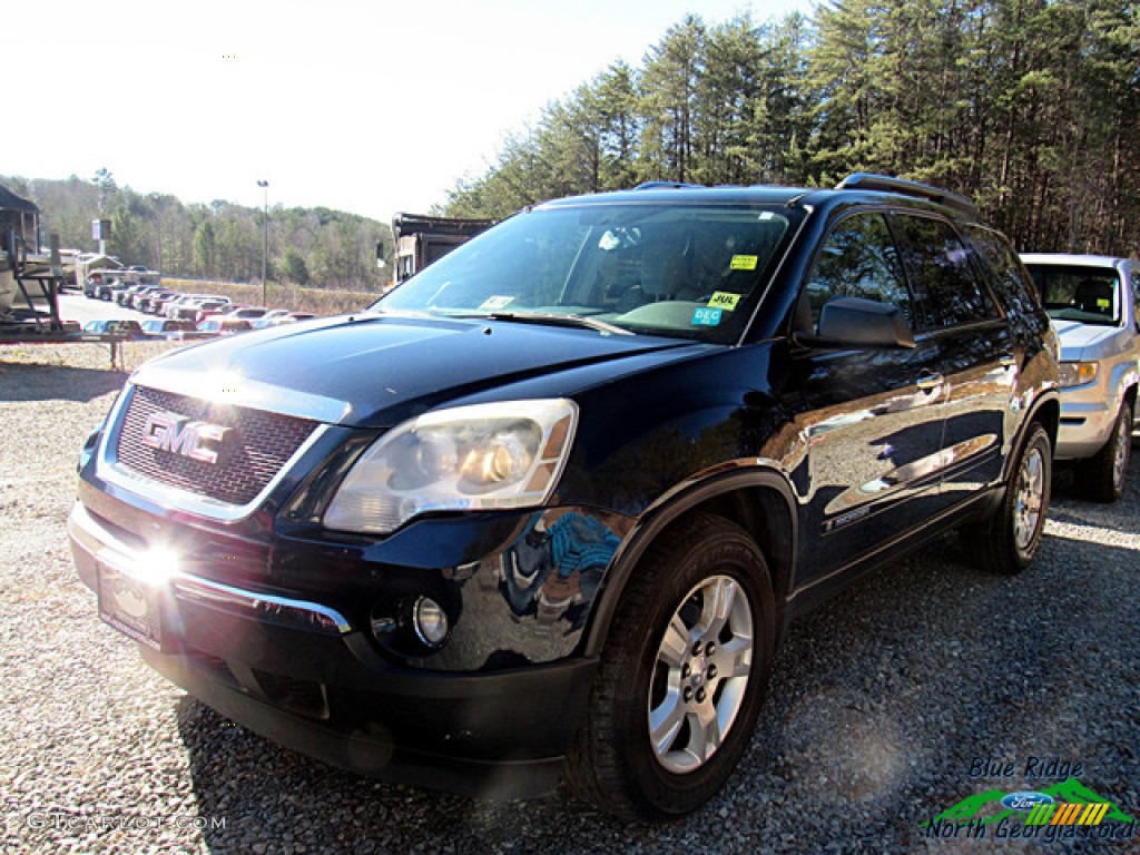 2008 Acadia SLE AWD - Deep Blue Metallic / Light Titanium photo #1