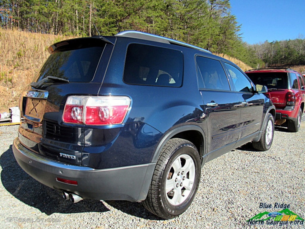 2008 Acadia SLE AWD - Deep Blue Metallic / Light Titanium photo #3