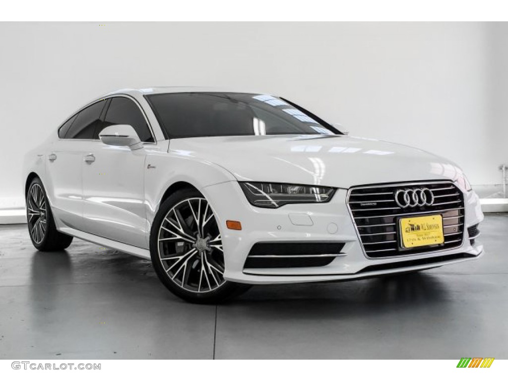 Ibis White 2017 Audi A7 3.0 TFSI Premium Plus quattro Exterior Photo #131371892