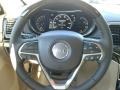 2019 Jeep Grand Cherokee Light Frost/Brown Interior Steering Wheel Photo