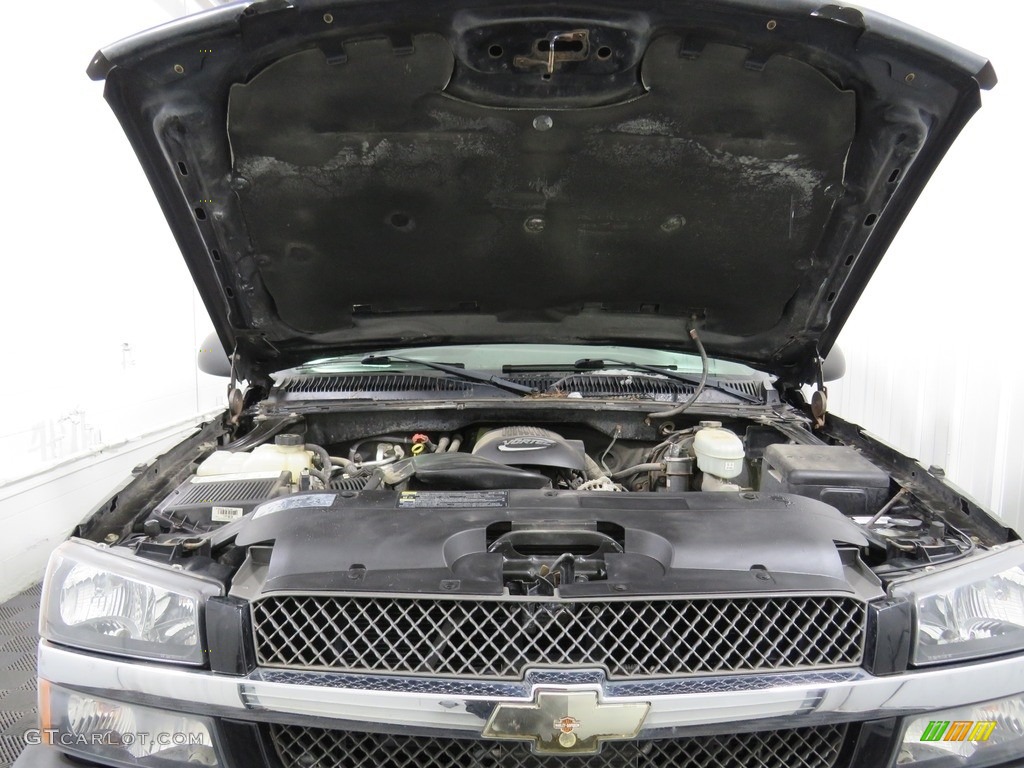 2004 Silverado 1500 LS Extended Cab 4x4 - Black / Dark Charcoal photo #5