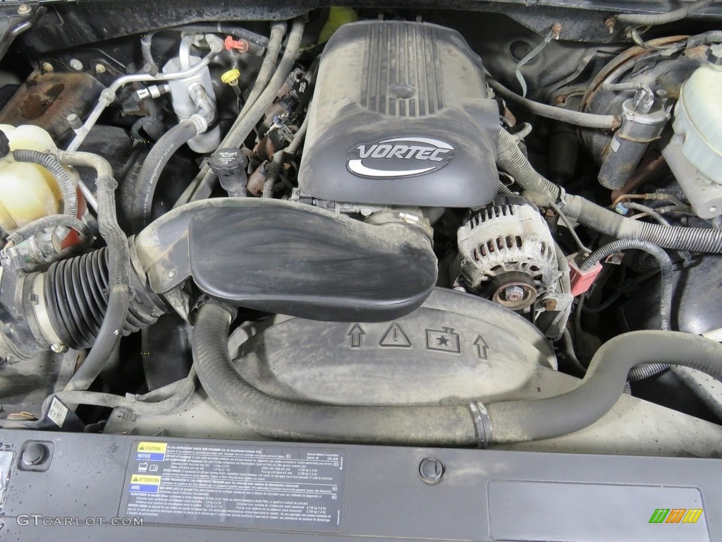 2004 Silverado 1500 LS Extended Cab 4x4 - Black / Dark Charcoal photo #6