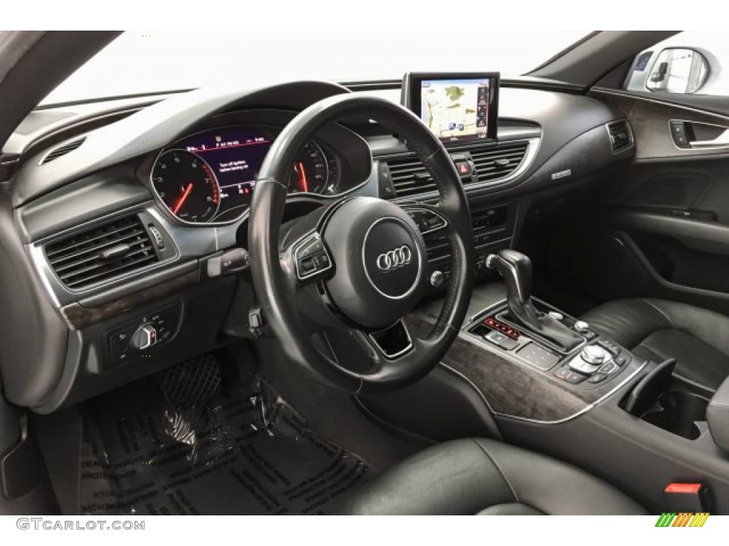 2017 Audi A7 3.0 TFSI Premium Plus quattro Black Dashboard Photo #131372465