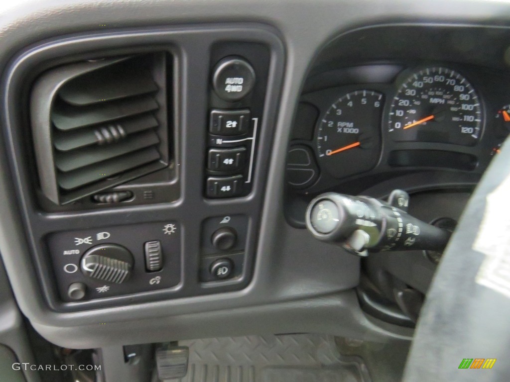 2004 Silverado 1500 LS Extended Cab 4x4 - Black / Dark Charcoal photo #25