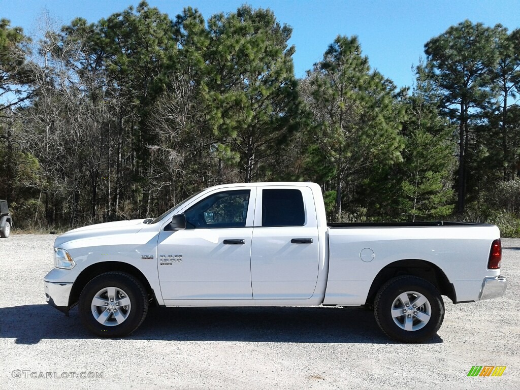 2019 1500 Classic Tradesman Quad Cab 4x4 - Bright White / Black/Diesel Gray photo #2