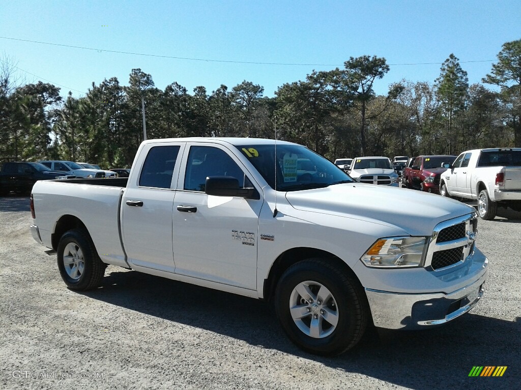 Bright White 2019 Ram 1500 Classic Tradesman Quad Cab Exterior Photo #131373815