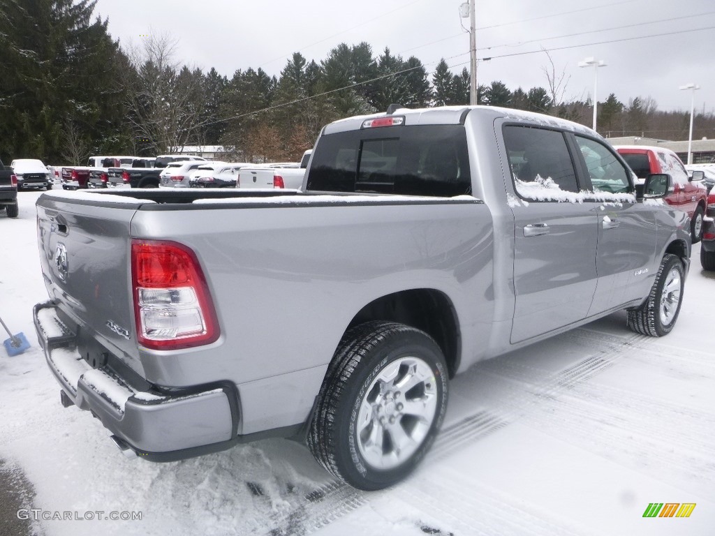 2019 1500 Big Horn Crew Cab 4x4 - Billett Silver Metallic / Black/Diesel Gray photo #5