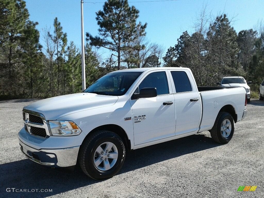 2019 1500 Classic Tradesman Quad Cab - Bright White / Black/Diesel Gray photo #1