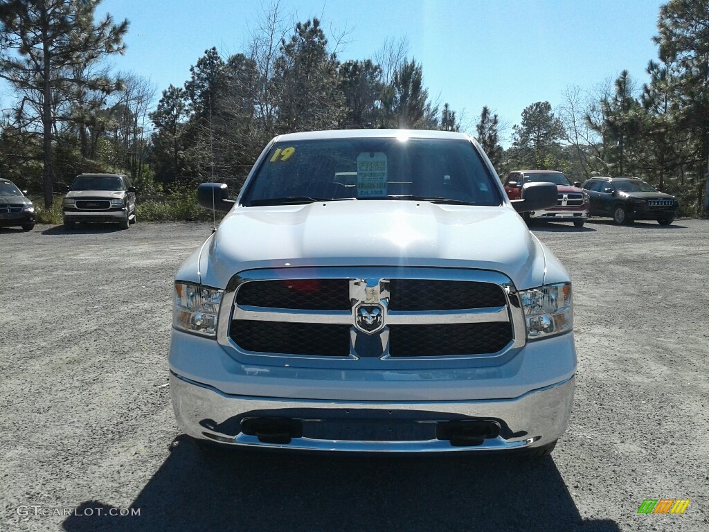 2019 1500 Classic Tradesman Quad Cab 4x4 - Bright White / Black/Diesel Gray photo #8