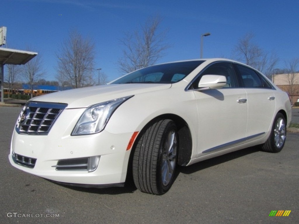 2014 XTS Luxury FWD - White Diamond Tricoat / Caramel/Jet Black photo #6