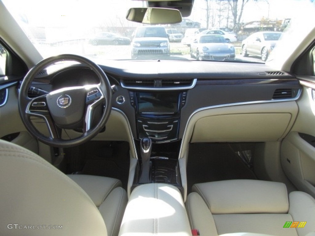 2014 XTS Luxury FWD - White Diamond Tricoat / Caramel/Jet Black photo #13