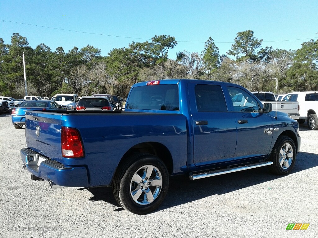 2019 1500 Classic Express Crew Cab - Blue Streak Pearl / Black/Diesel Gray photo #5