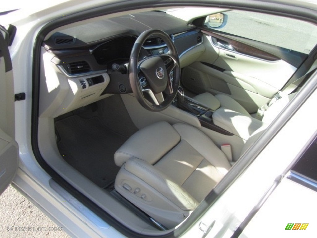 2014 XTS Luxury FWD - White Diamond Tricoat / Caramel/Jet Black photo #17