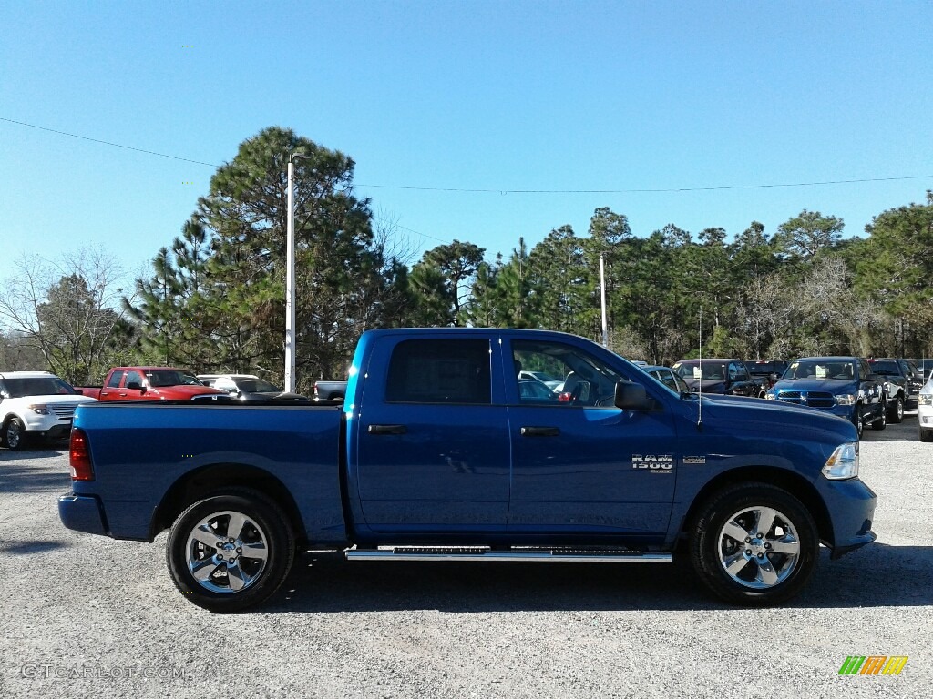 2019 1500 Classic Express Crew Cab - Blue Streak Pearl / Black/Diesel Gray photo #6