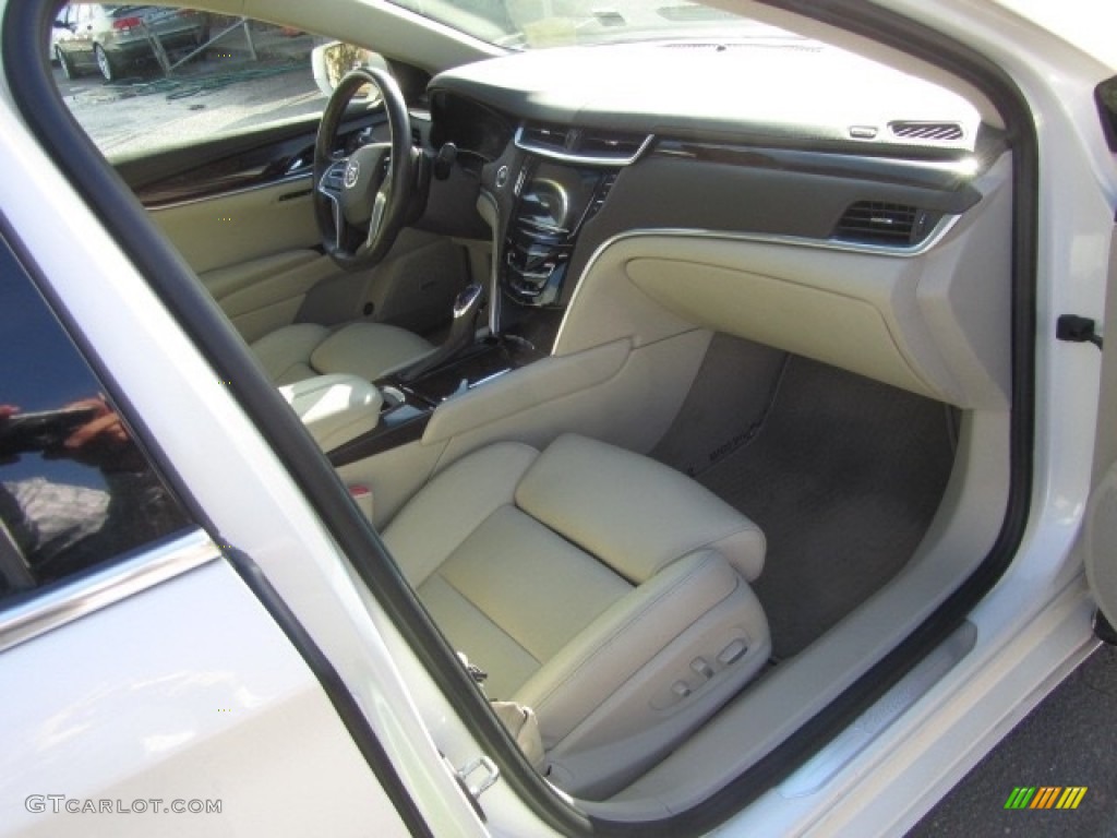 2014 XTS Luxury FWD - White Diamond Tricoat / Caramel/Jet Black photo #22