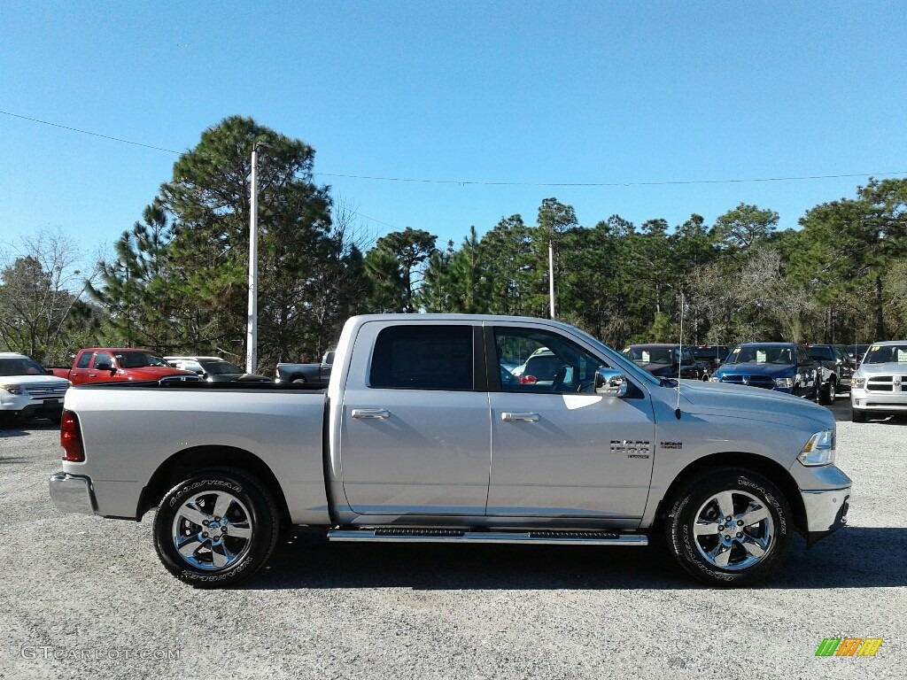 2019 1500 Classic Big Horn Crew Cab - Bright Silver Metallic / Black/Diesel Gray photo #6