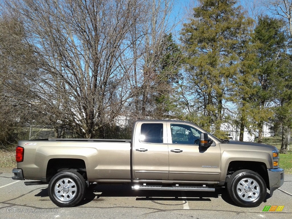 2015 Silverado 2500HD LT Double Cab 4x4 - Brownstone Metallic / Jet Black photo #5