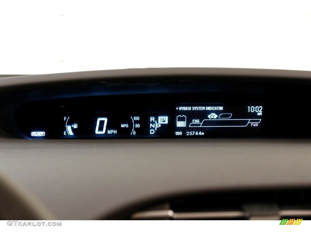 2015 Prius Two Hybrid - Nautical Blue Metallic / Dark Gray photo #8
