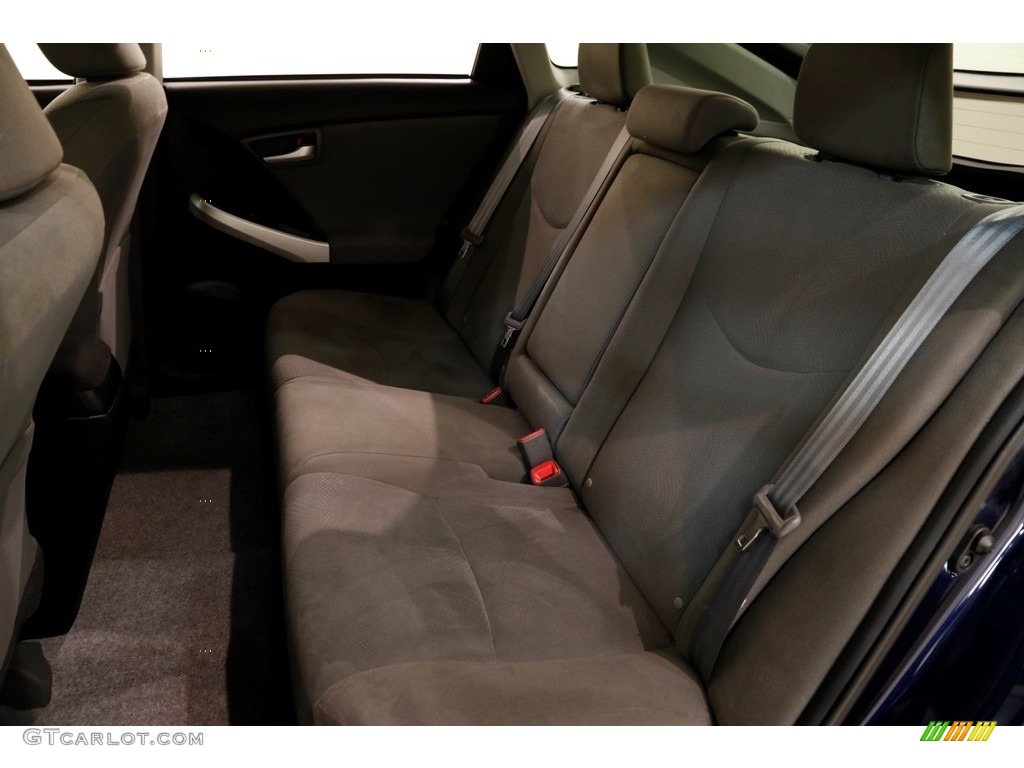 2015 Prius Two Hybrid - Nautical Blue Metallic / Dark Gray photo #17