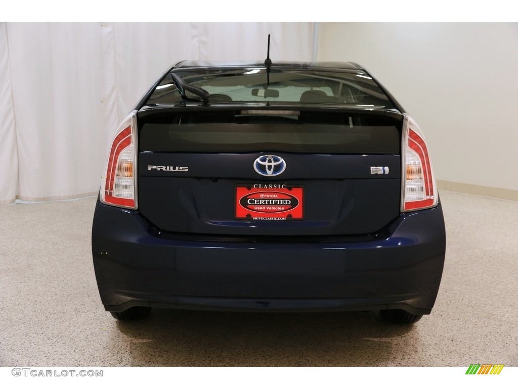 2015 Prius Two Hybrid - Nautical Blue Metallic / Dark Gray photo #18
