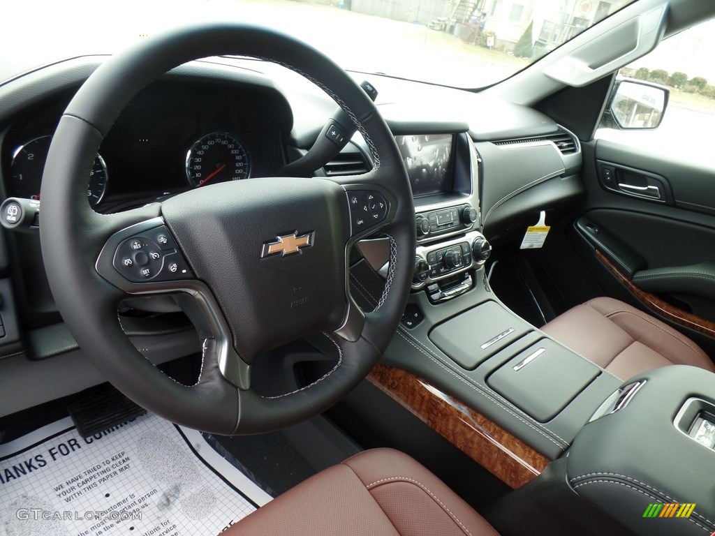2019 Chevrolet Tahoe Premier 4WD Jet Black/Mahogany Dashboard Photo #131378468