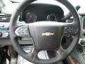 Jet Black/Mahogany 2019 Chevrolet Tahoe Premier 4WD Steering Wheel