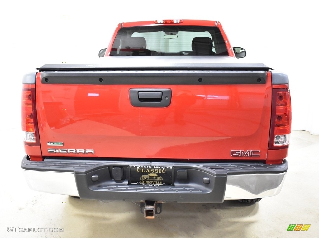 2012 Sierra 1500 Regular Cab 4x4 - Fire Red / Dark Titanium photo #3