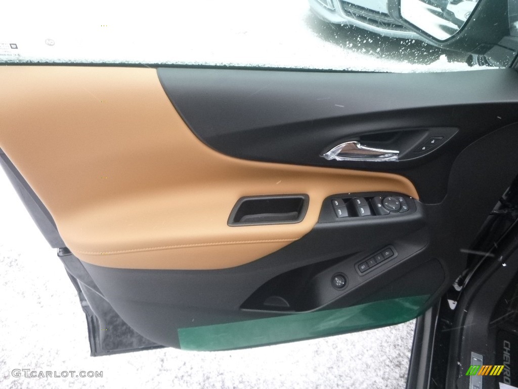 2019 Chevrolet Equinox Premier AWD Jet Black/Brandy Door Panel Photo #131379188