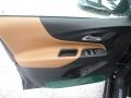 Jet Black/Brandy 2019 Chevrolet Equinox Premier AWD Door Panel