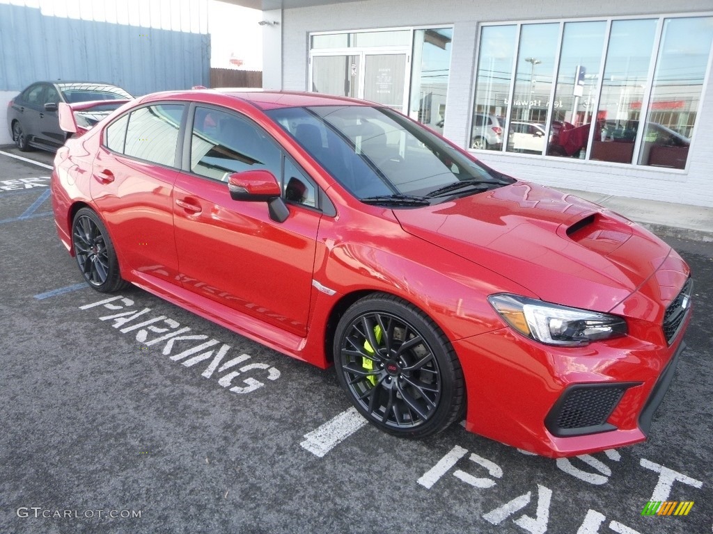 Pure Red 2019 Subaru WRX STI Exterior Photo #131379509