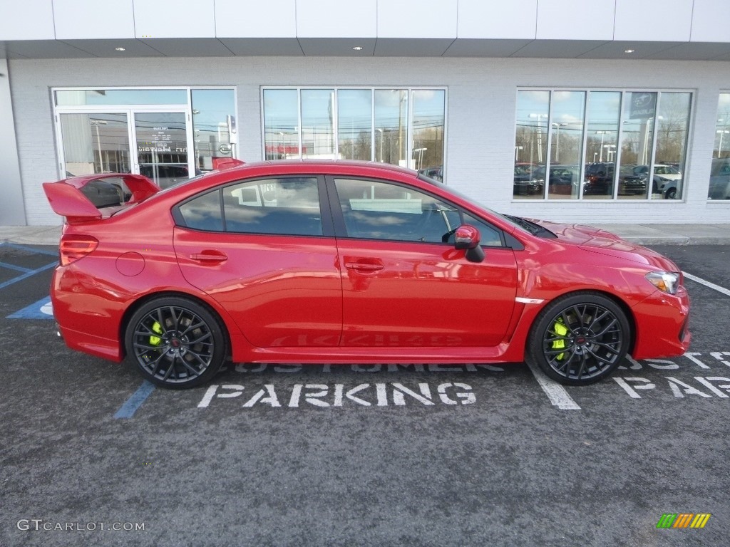 Pure Red 2019 Subaru WRX STI Exterior Photo #131379536