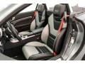 Black/Silver Pearl w/Red Piping Front Seat Photo for 2018 Mercedes-Benz SLC #131380031
