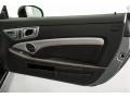 2018 Mercedes-Benz SLC Black/Silver Pearl w/Red Piping Interior Door Panel Photo