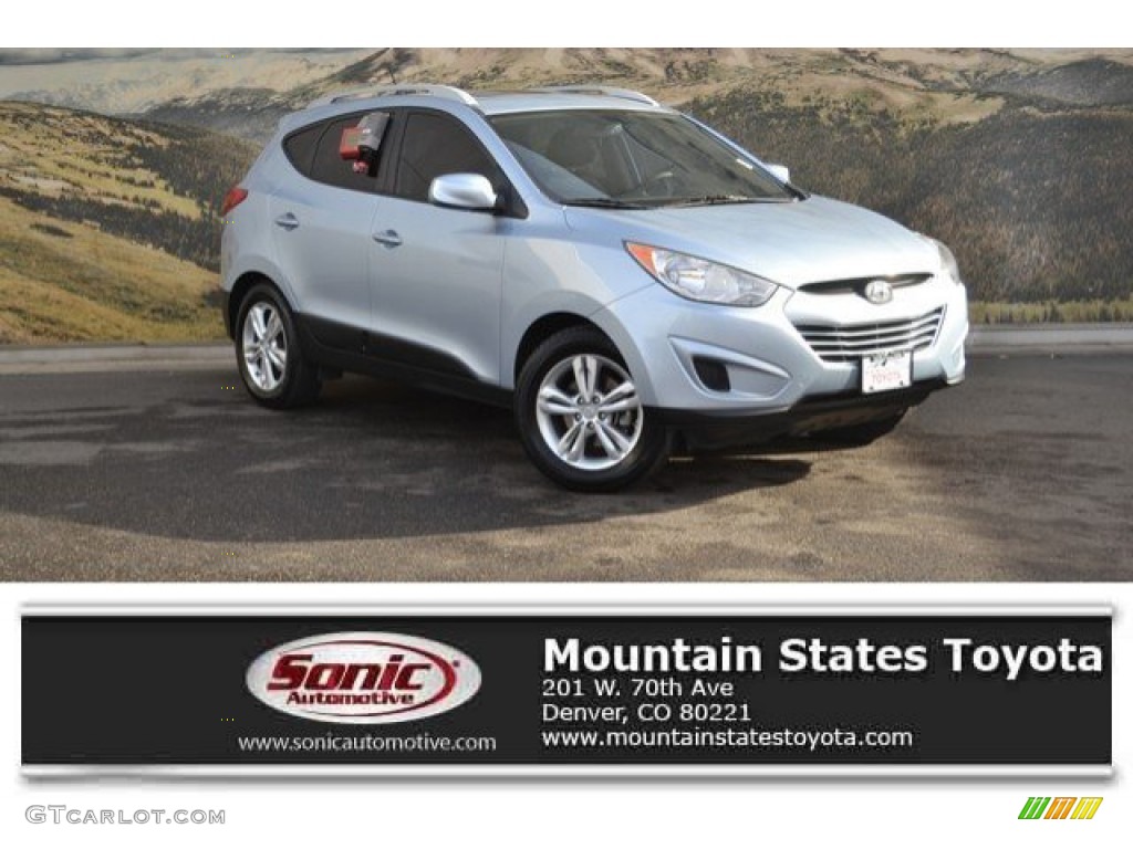 2011 Tucson GLS AWD - Aurora Blue / Taupe photo #1
