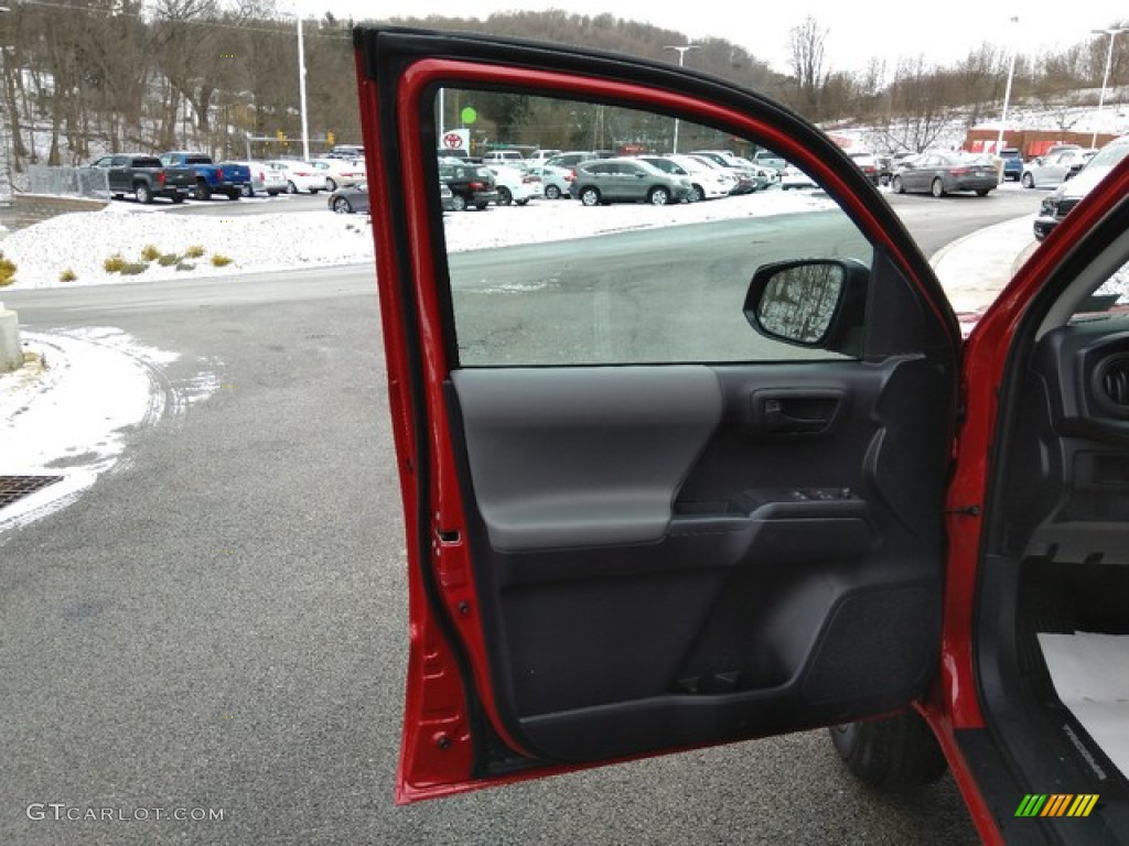 2019 Toyota Tacoma SR Access Cab 4x4 Cement Gray Door Panel Photo #131384162
