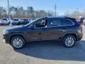 2019 Diamond Black Crystal Pearl Jeep Cherokee Latitude Plus 4x4  photo #3