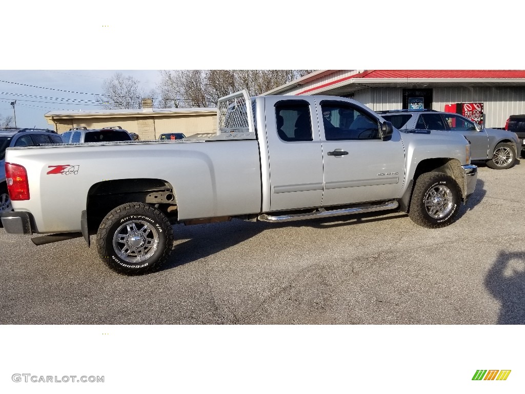 2011 Silverado 2500HD LT Extended Cab 4x4 - Sheer Silver Metallic / Light Titanium/Ebony photo #6